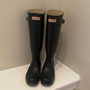 Hunter Classic Black Knee-High Boots
